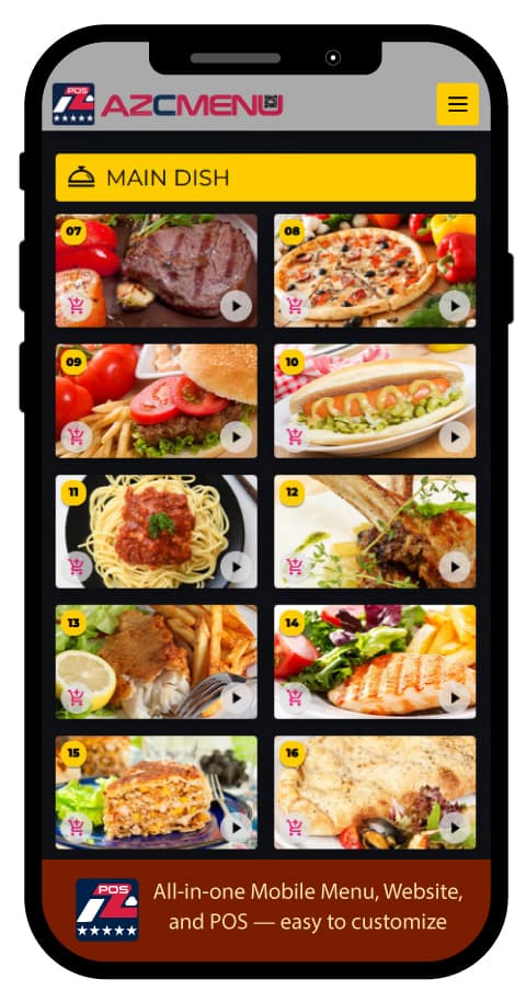 PHONE MENU - Scan. See. Order.